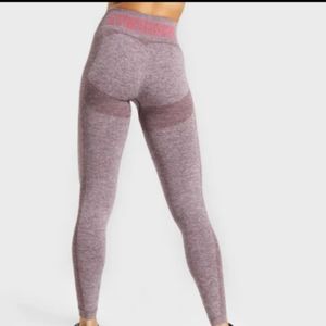 Gymshark Med High Waisted Flex Berry Rose